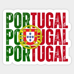Portugal flag, portuguese flag Sticker